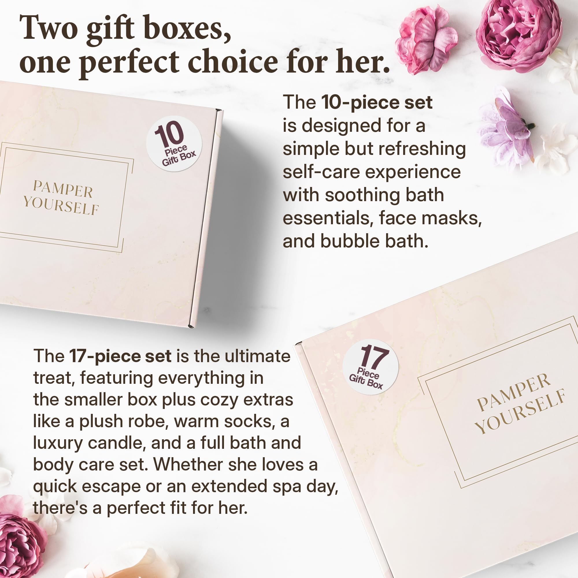 INFUSÉ 17-Piece Luxury Gift Set with Robe – White Tea & Coconut Bath Collection