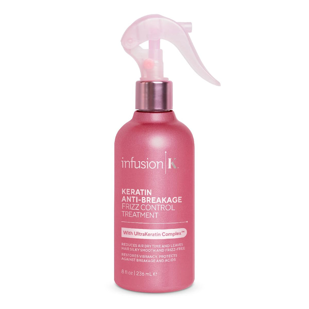 Infusion K Keratin Anti-Breakage Frizz Control Treatment – UltraKeratin Complex, Color Safe, Paraben & Sulfate Free (8 oz)
