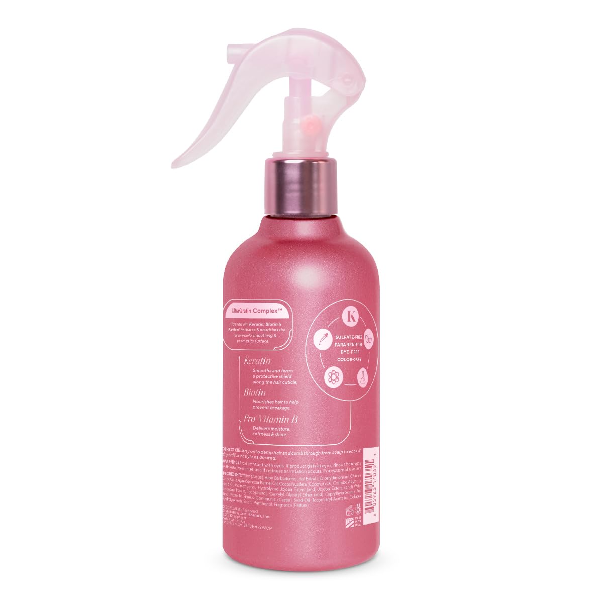 Infusion K Keratin Anti-Breakage Frizz Control Treatment – UltraKeratin Complex, Color Safe, Paraben & Sulfate Free (8 oz)
