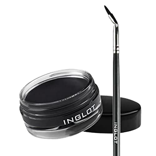 Inglot AMC Eyeliner Gel 77 + Brush 30T — Precise, Long-Lasting Eye Makeup