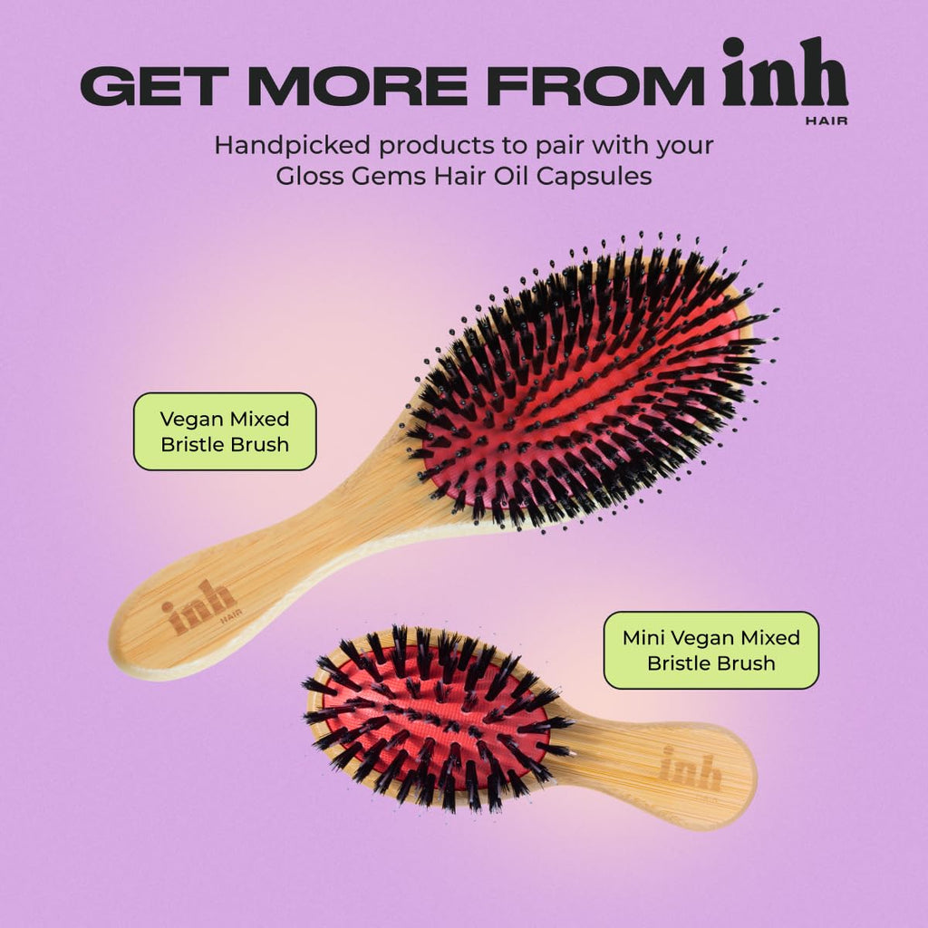 INH Hair Gloss Gems – Lightweight Hair Oil Capsules for Shine, Frizz Control, and Fragrance (35 Capsules)