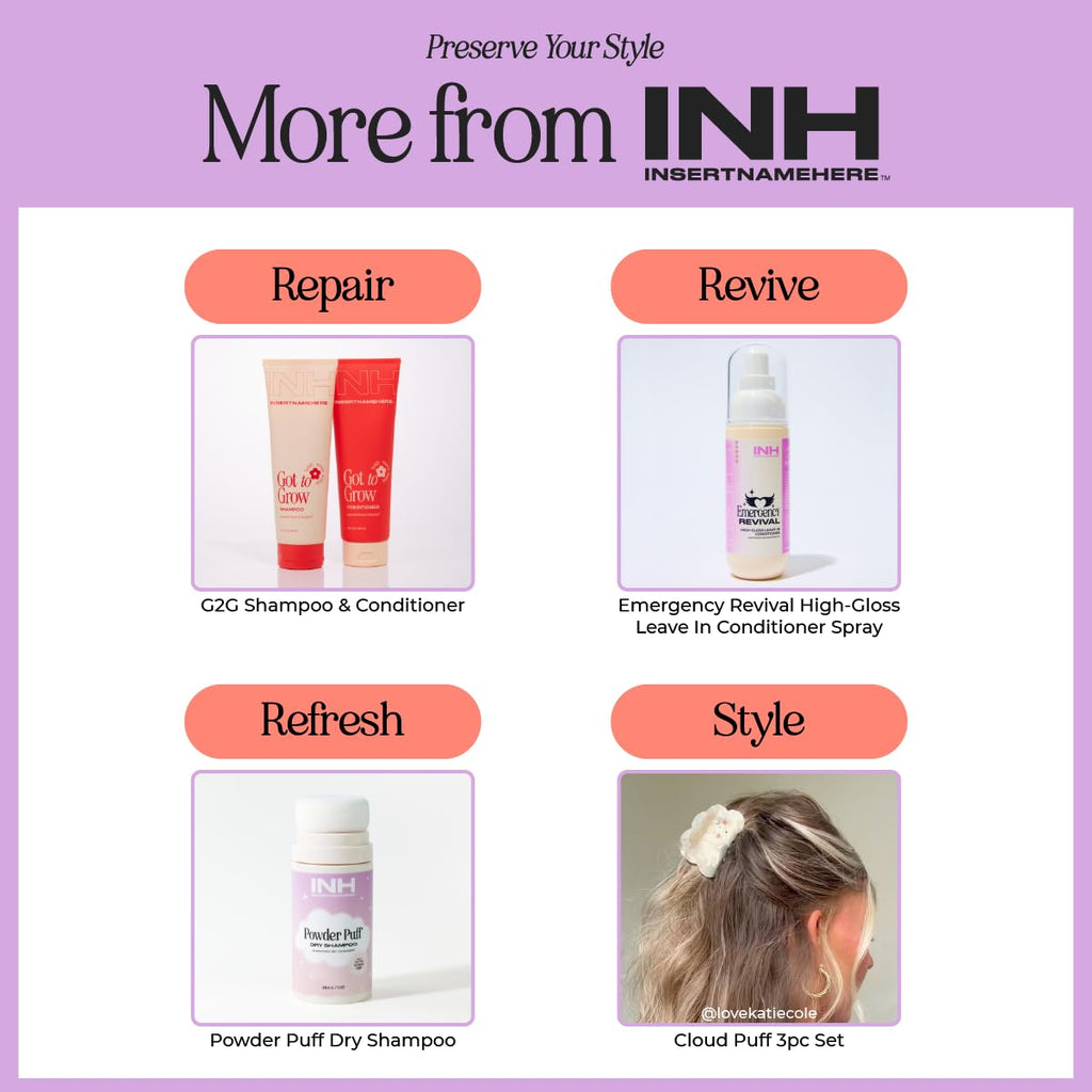 INH Hair Non Aerosol Dry Shampoo | Volumizing Texture Powder for Oily Hair | Vegan & Color Safe 28g/1oz
