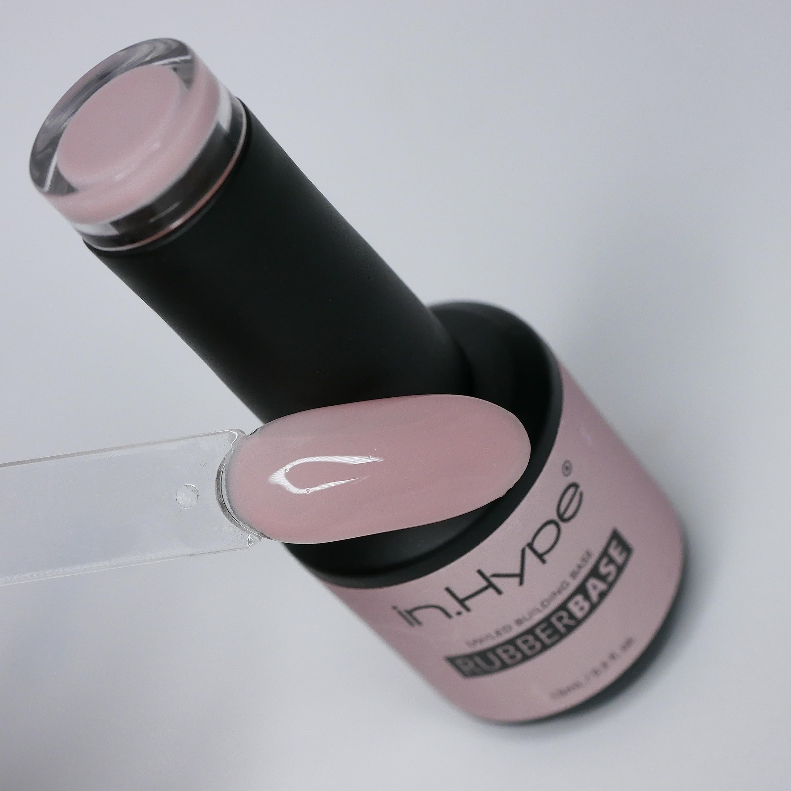 IN.HYPE N.HYPE Elastic Rubber Base Coat Pro Cover – UV/LED Cure, Enhanced Adhesion