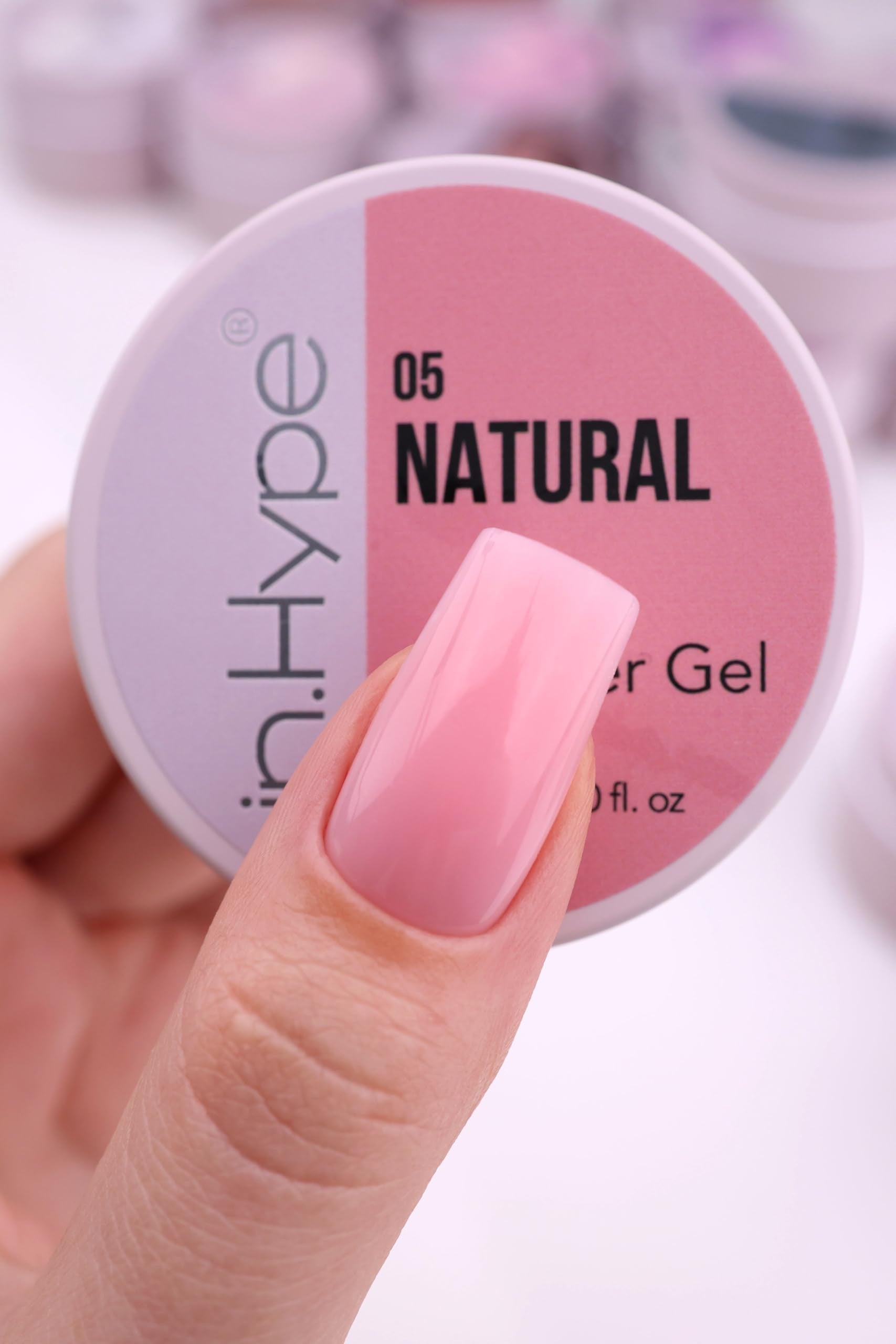 IN.HYPE Sculpting Builder Gel – Nail Extensions & Strengthening, Neutral Pink #5
