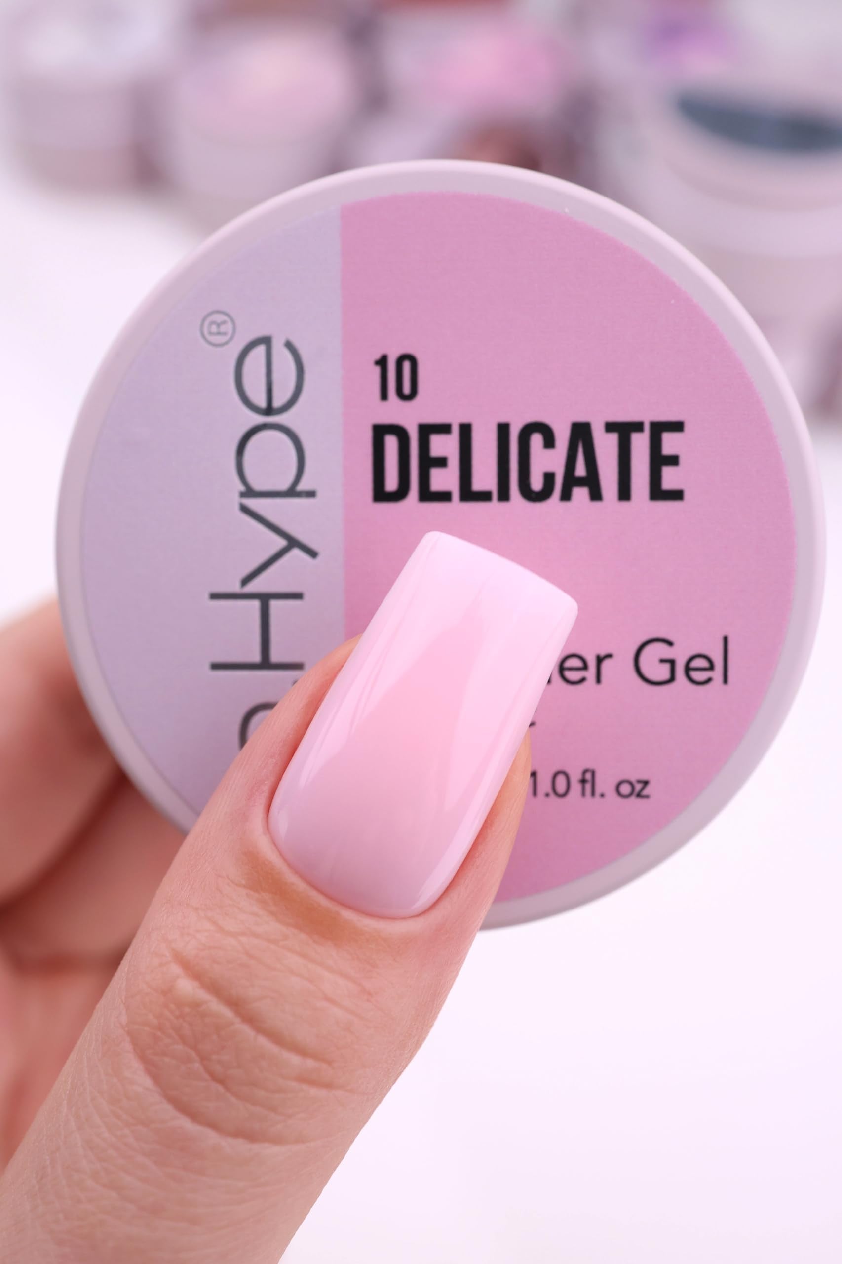 IN.HYPE UV/LED Camouflage Builder Gel – Nail Extensions & Overlays (Delicate)