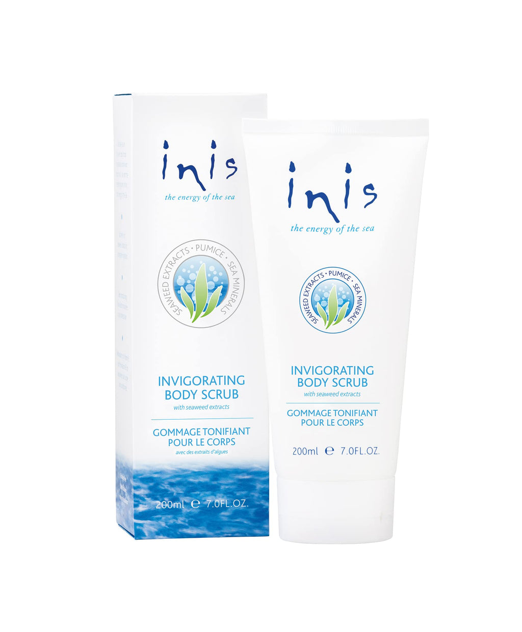 Inis the Energy of the Sea Scented Body Scrub - Exfoliating Pumice & Seaweed, 7oz