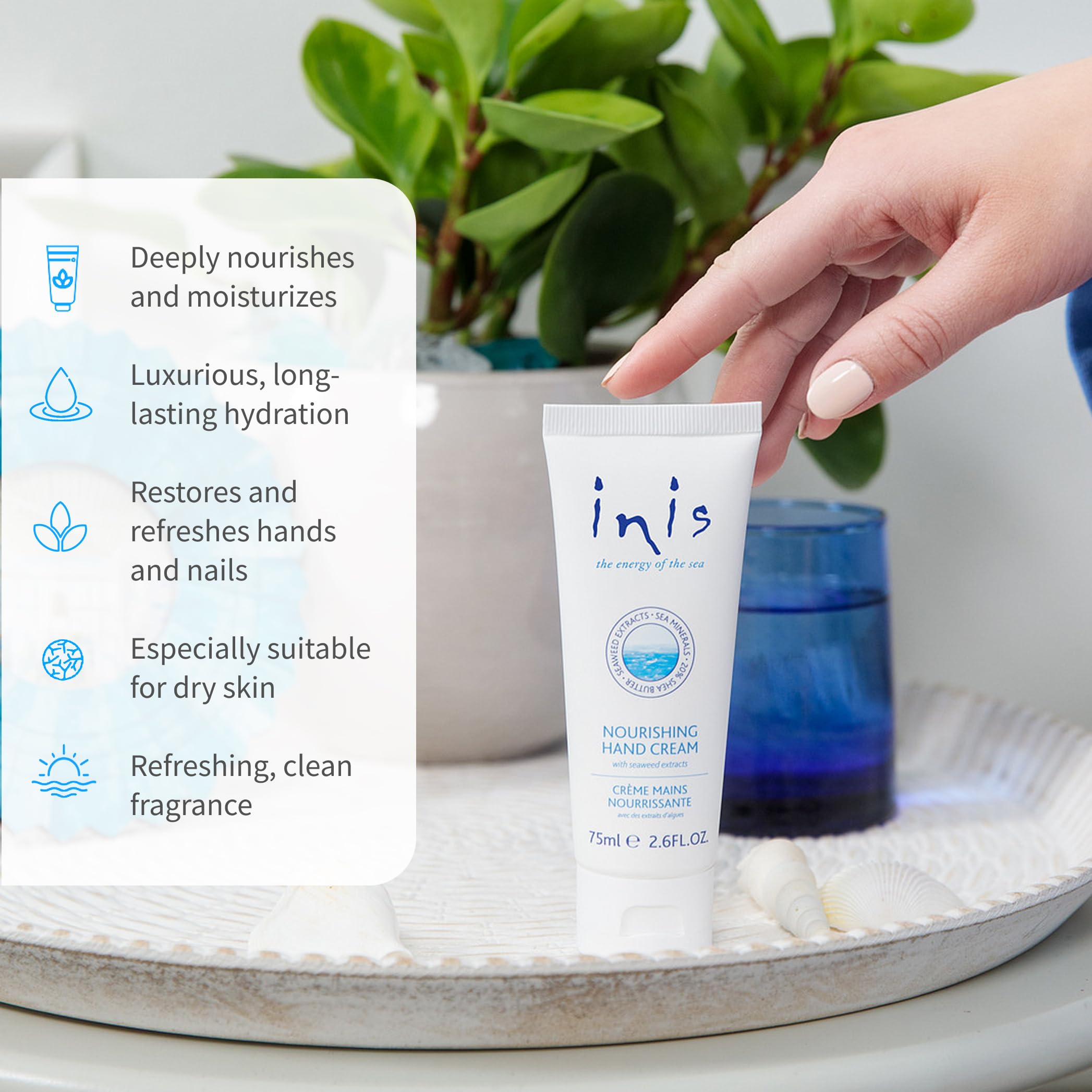 Inis the Energy of the Sea Nourishing Hand Cream – 2.6 Fluid Ounce
