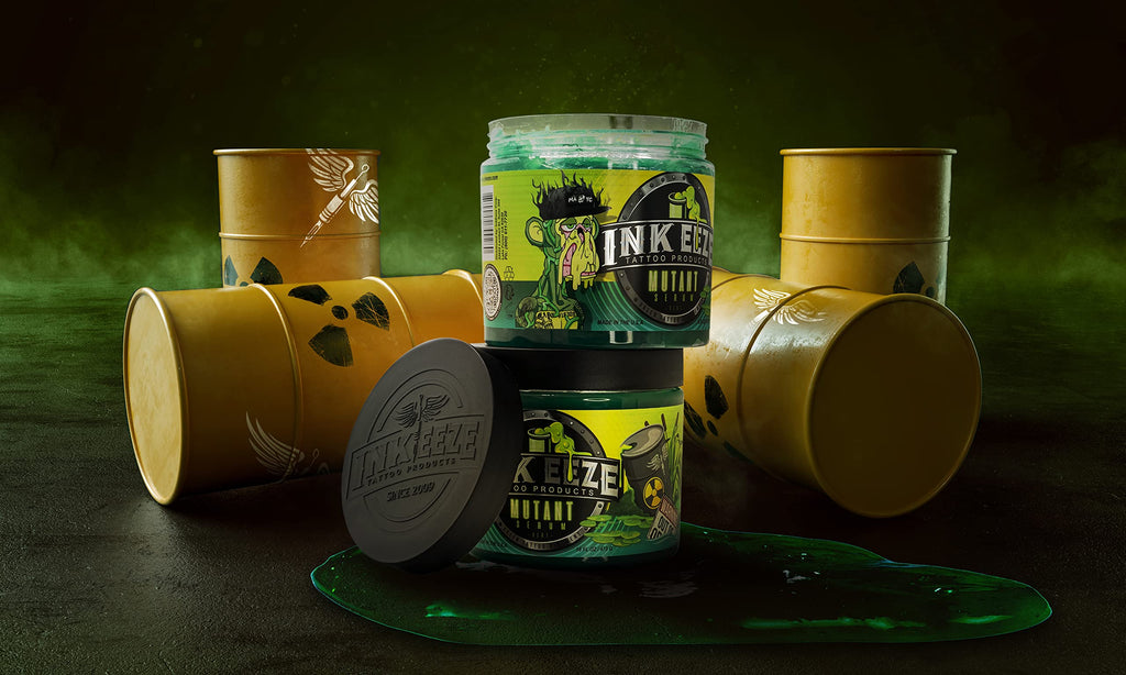 INK-EEZE Mutant Serum Green Tattoo Ointment – Limited Edition NFT, 16oz
