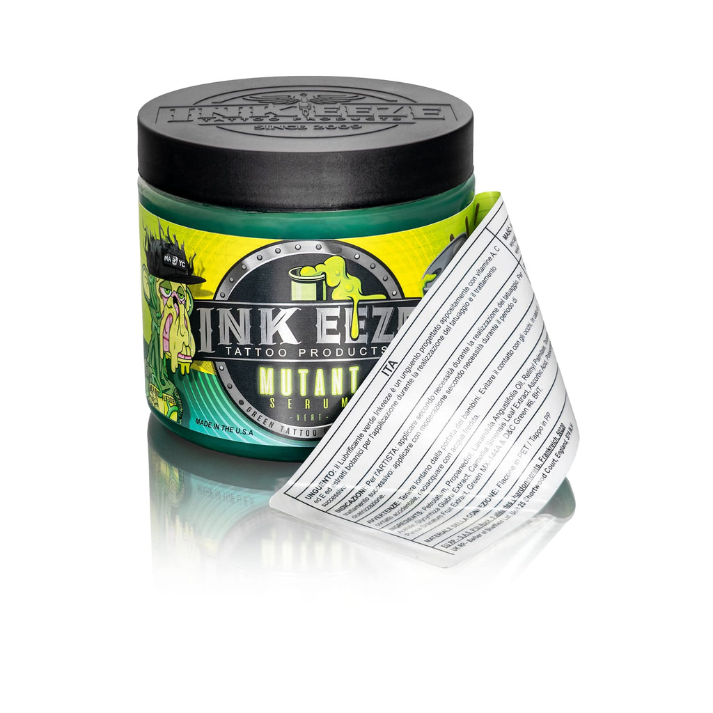 INK-EEZE Mutant Serum Green Tattoo Ointment – Limited Edition NFT, 16oz