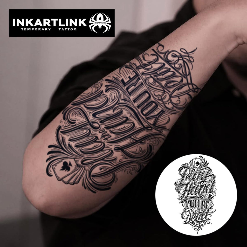 INKARTLINK Semi-Permanent Tattoos: Realistic, Waterproof, Cruelty-Free