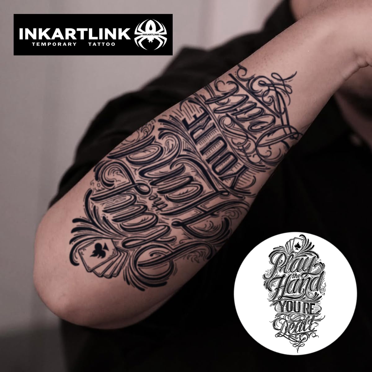 INKARTLINK Semi-Permanent Tattoos: Realistic, Waterproof, Cruelty-Free