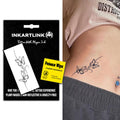 INKARTLINK Butterfly 11 Semi-Permanent Tattoos for Women – Waterproof & Lasts 7–14 Days