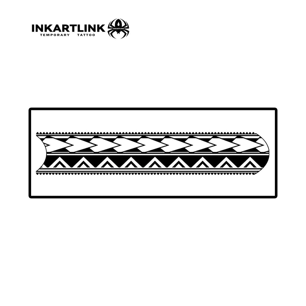 INKARTLINK Semi-Permanent Tattoo Armband 6 – Realistic, Waterproof, Non-Reflective