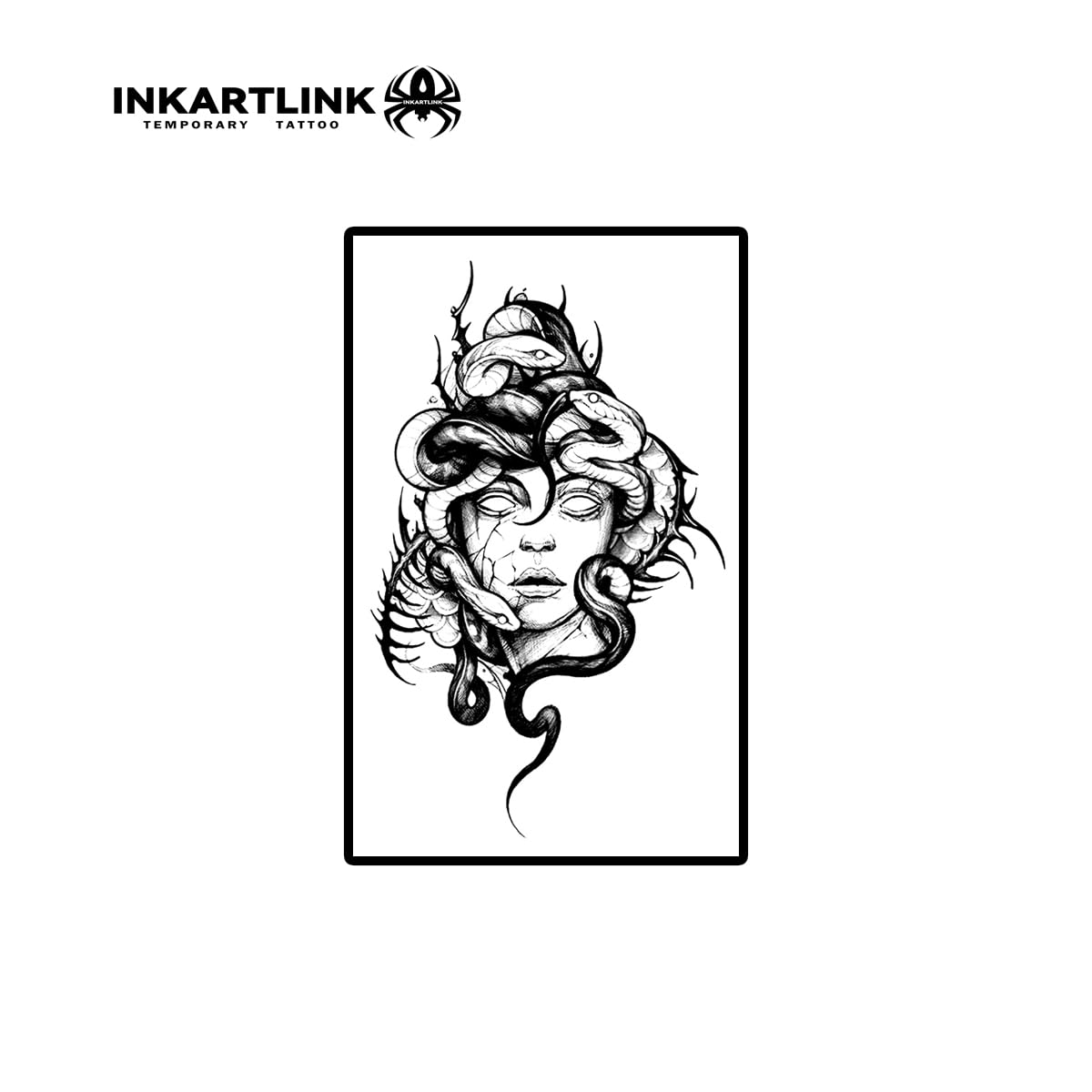 INKARTLINK Semi-Permanent Tattoos – Realistic, Waterproof Arm Tattoos | Femme Fatale