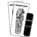 INKARTLINK Semi Permanent Tattoo – Koi & Lotus Arm Tattoo Set, 2-Piece with Anti-Transfer Sleeves