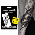INKARTLINK Snake 4 Semi-Permanent Tattoos | Realistic, Waterproof Temporary Snake Design