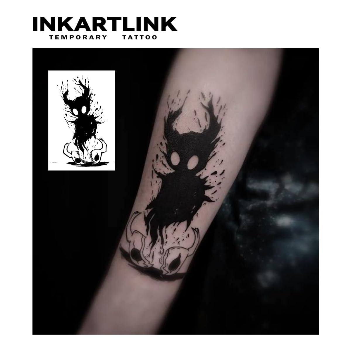 INKARTLINK Tattoo Tech: Realistic Semi-Permanent Tattoos (2 Sheets) – Waterproof & Long-Lasting