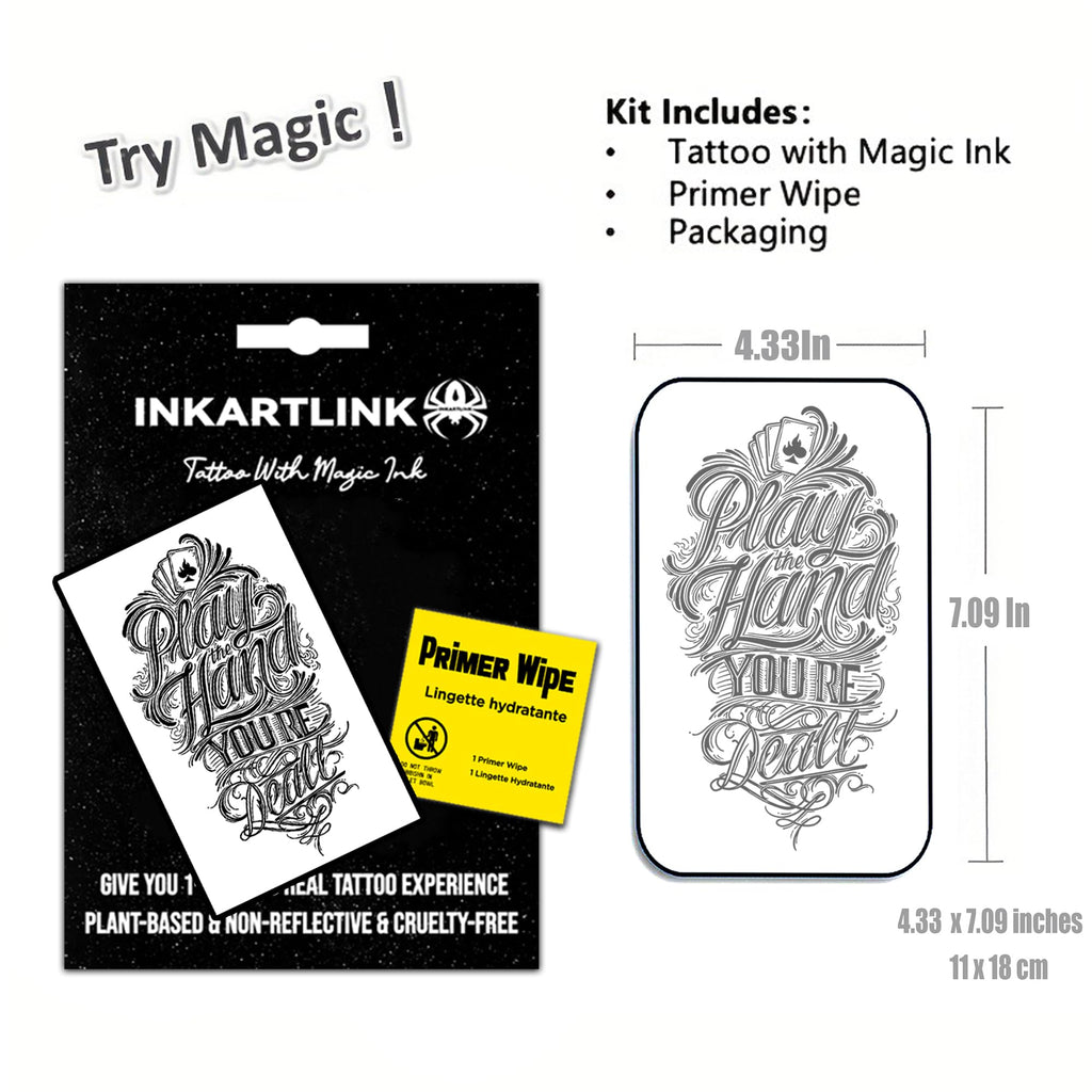 INKARTLINK Semi-Permanent Tattoos: Realistic, Waterproof, Cruelty-Free