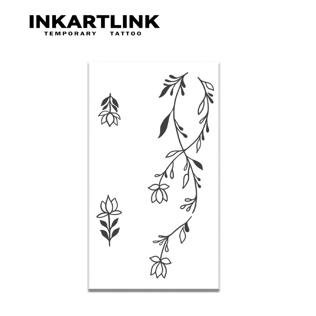 INKARTLINK Temporary Tattoos – Large 2 Sheets, Semi-Permanent Realistic Body Art (Waterproof, 1–2 Weeks)