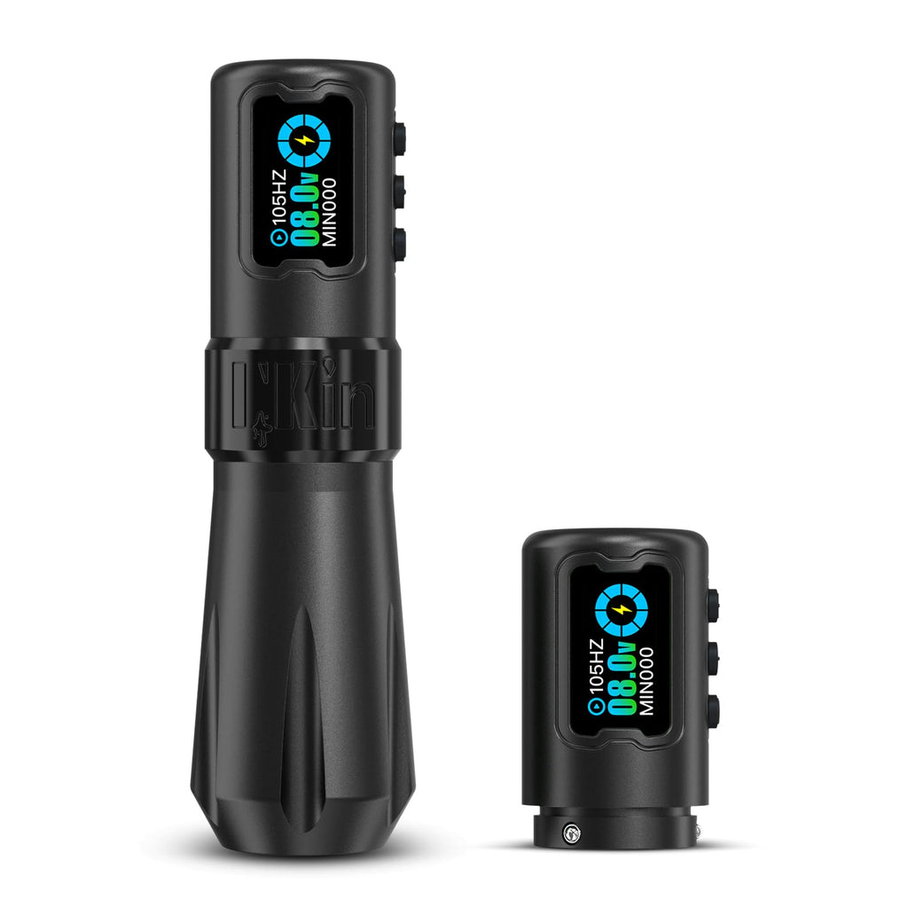 INKin Rampage Wireless Tattoo Machine — 4.0mm Stroke, 39mm Grip, 10,000 RPM Brushless Motor