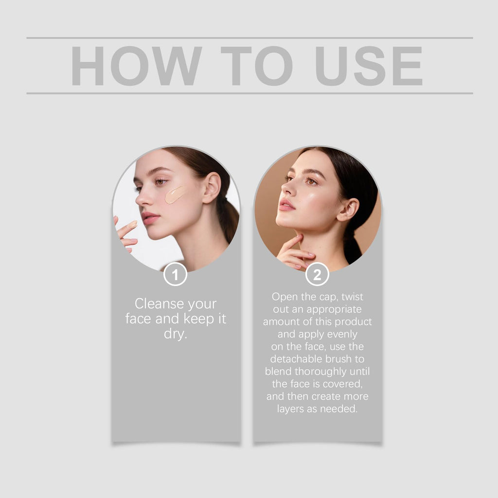 INMT New Blanc Cover Cream Stick V — Color-Changing Foundation & Hydrating Concealer Base