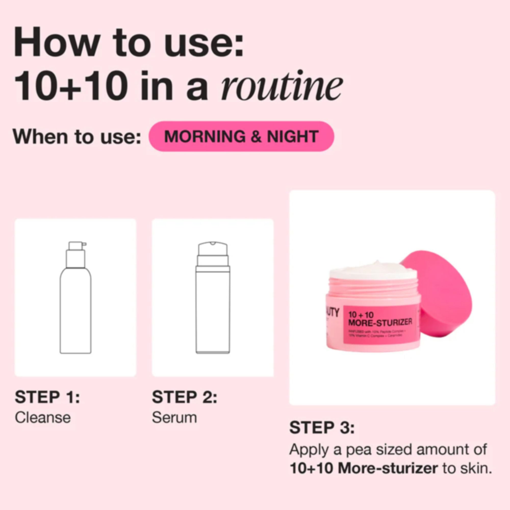 Innbeauty Project 10+10 Daily Moisturizer — Vitamin C + Peptides + Ceramides