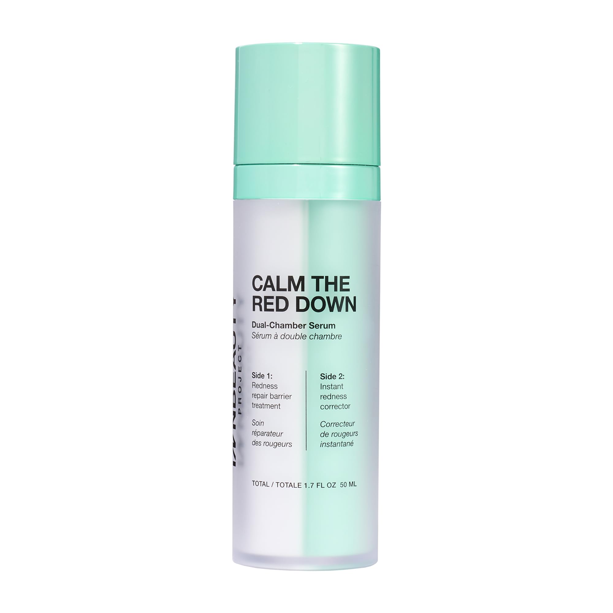 Innbeauty Project Calm the Red Down Dual Chamber Serum – Redness Relief & Barrier Support | 1.7 oz