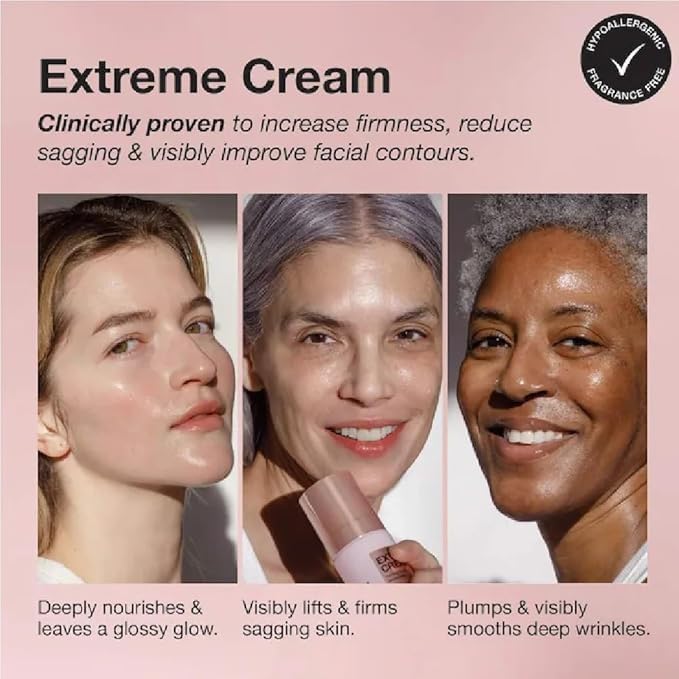 iNNBEAUTY PROJECT Extreme Cream – Travel-Size Refillable Anti-Aging Moisturizer (0.5 oz)
