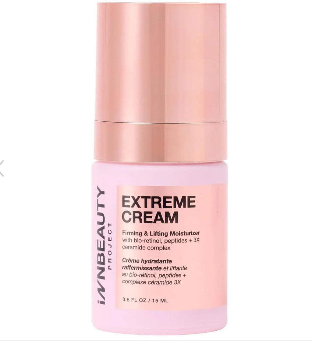 iNNBEAUTY PROJECT Extreme Cream – Travel-Size Refillable Anti-Aging Moisturizer (0.5 oz)