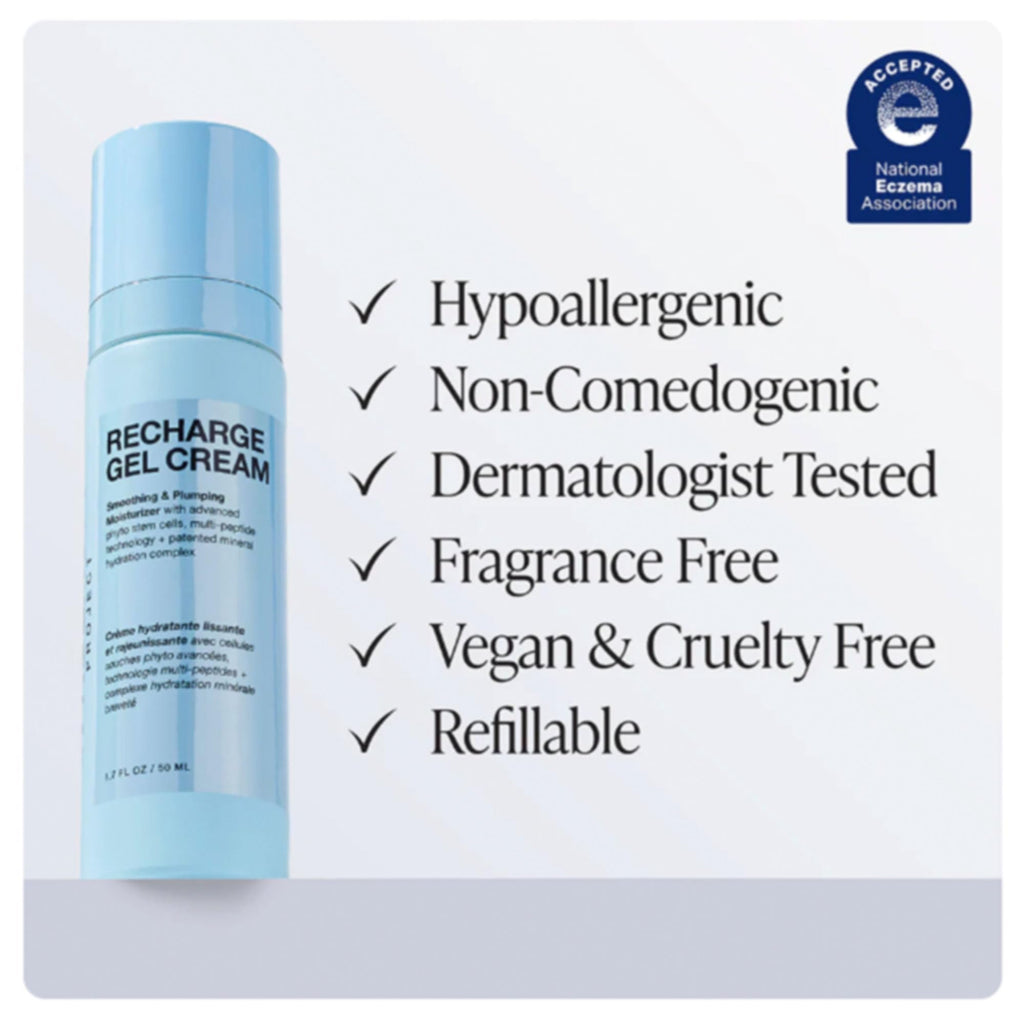 Innbeauty Project Recharge Gel Cream – Lightweight Hydrating Peptide Moisturizer