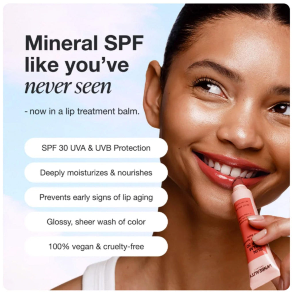INNBEAUTY Project Sun Balm SPF 30 Lip Tint – Pink Shade, 0.6 oz