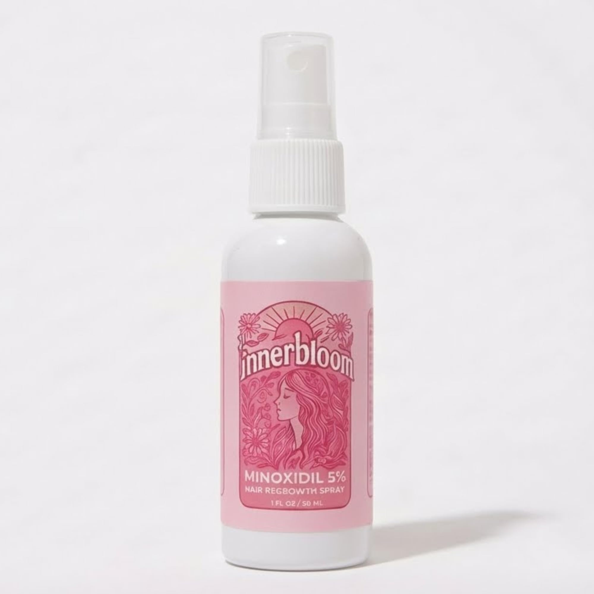 Innerbloom 5% Minoxidil for Women – Hair Regrowth Spray (1 Pack)