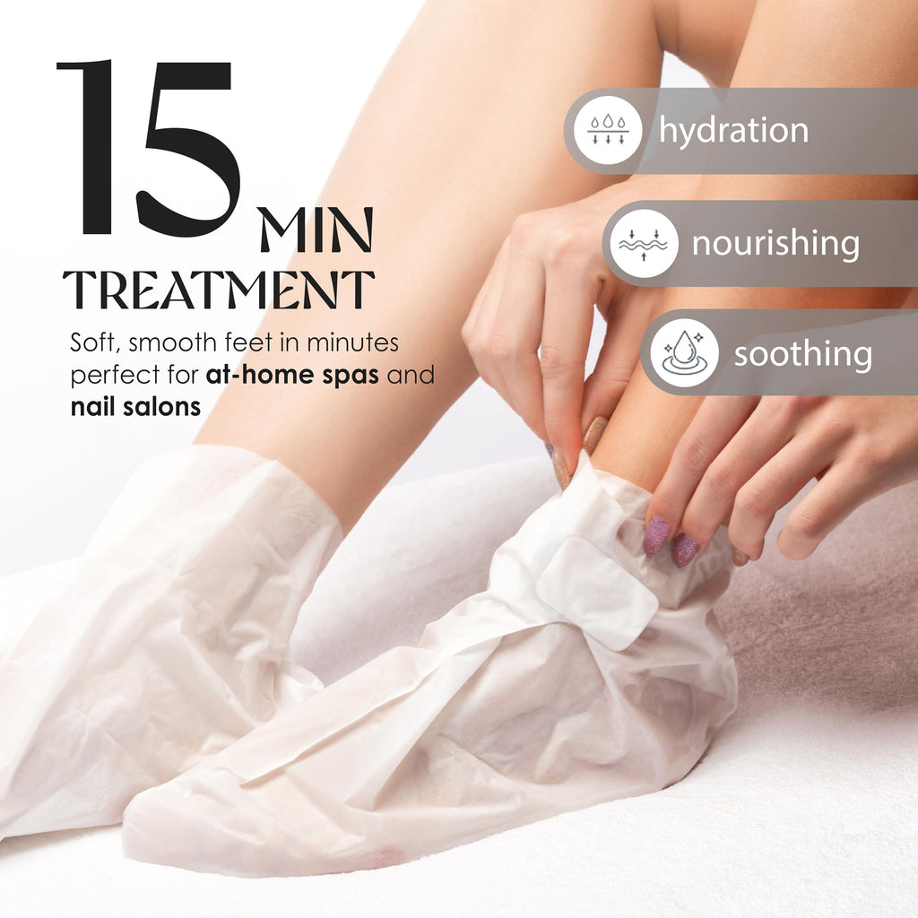 Innerest Original Derma Beauty Foot Mask – 24 Pairs, Intense Hydration with Avocado Oil