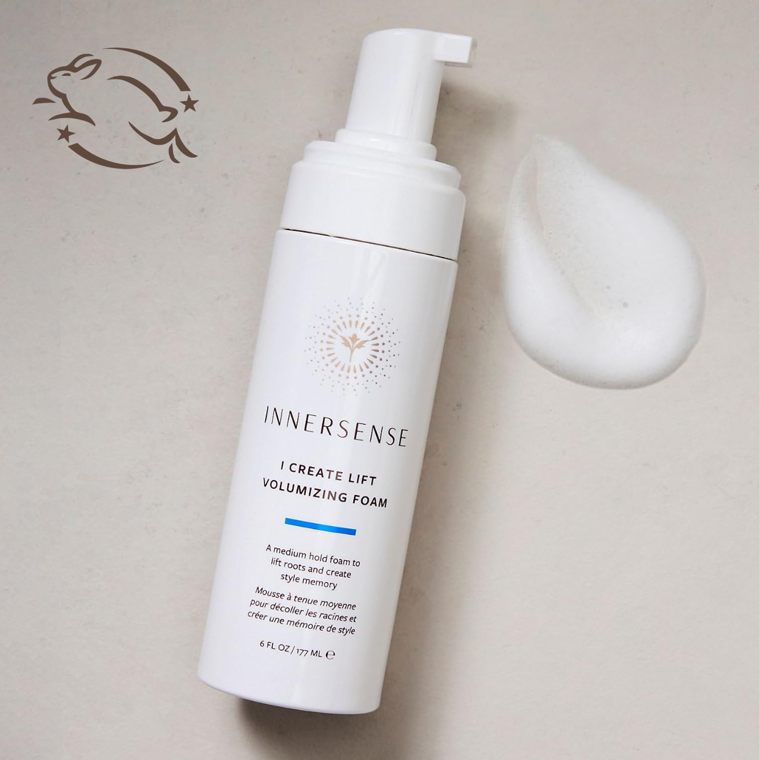 INNERSENSE Organic Beauty I Create Lift Volumizing Foam - NEW Packaging | Non-Toxic, Cruelty-Free Haircare