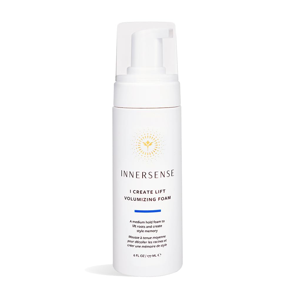 INNERSENSE Organic Beauty I Create Lift Volumizing Foam - NEW Packaging | Non-Toxic, Cruelty-Free Haircare
