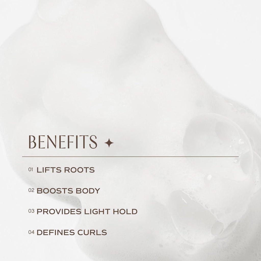 INNERSENSE Organic Beauty I Create Lift Volumizing Foam - NEW Packaging | Non-Toxic, Cruelty-Free Haircare