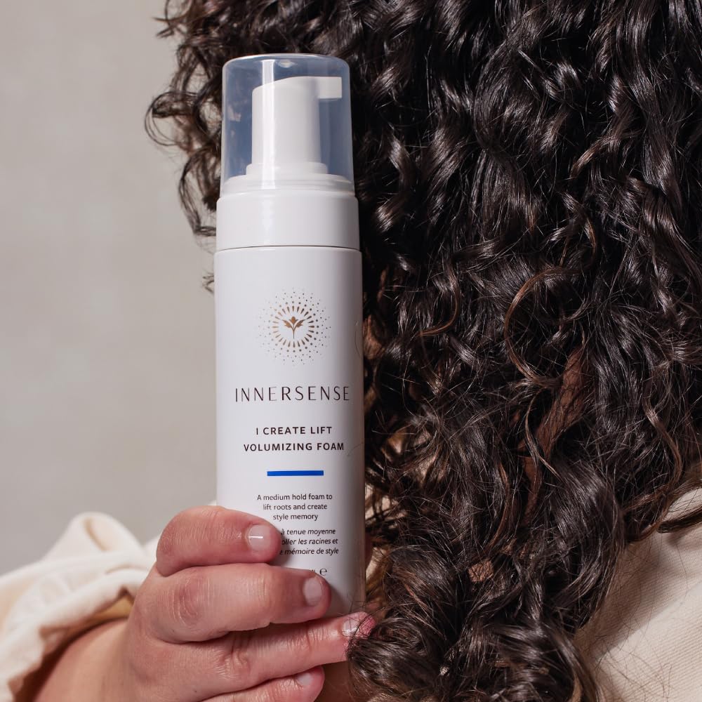INNERSENSE Organic Beauty I Create Lift Volumizing Foam - NEW Packaging | Non-Toxic, Cruelty-Free Haircare