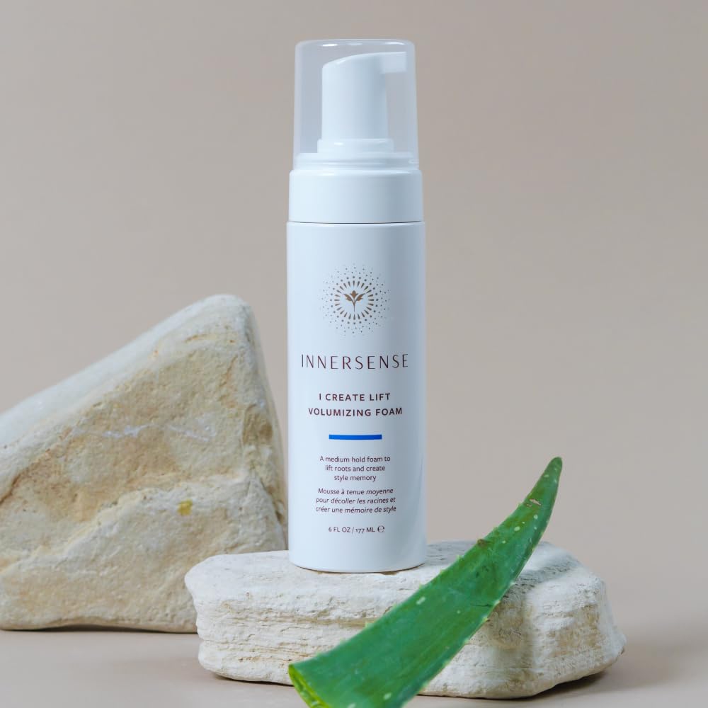 INNERSENSE Organic Beauty I Create Lift Volumizing Foam - NEW Packaging | Non-Toxic, Cruelty-Free Haircare