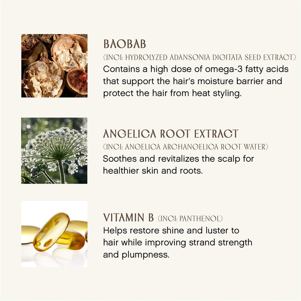 INNERSENSE Organic Hair Love Prep Spray – Body, Style Retention + Thermal Care | Non-Toxic, Cruelty-Free (6 fl oz / 198 ml)