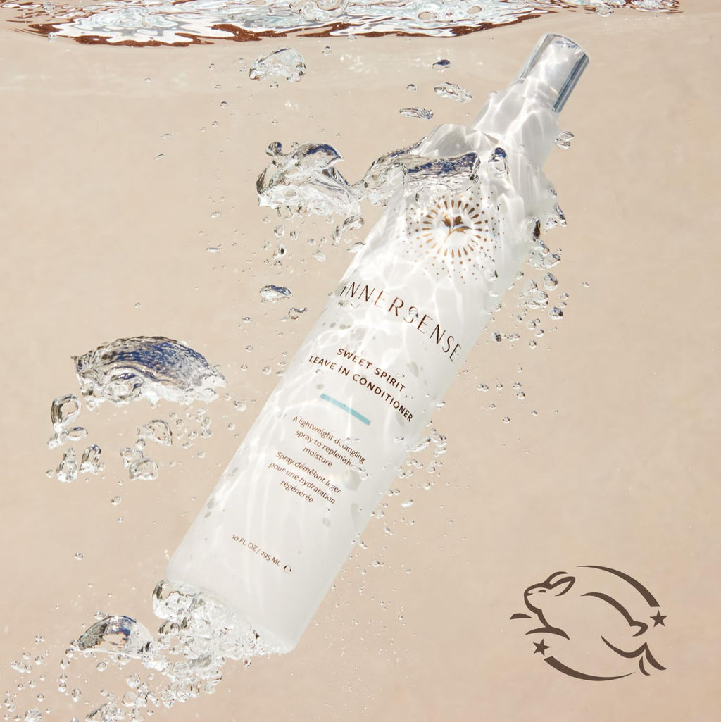 INNERSENSE Sweet Spirit Leave-In Conditioner | Lightweight Detangler & Hydration (2 Pack, 2 fl oz each)