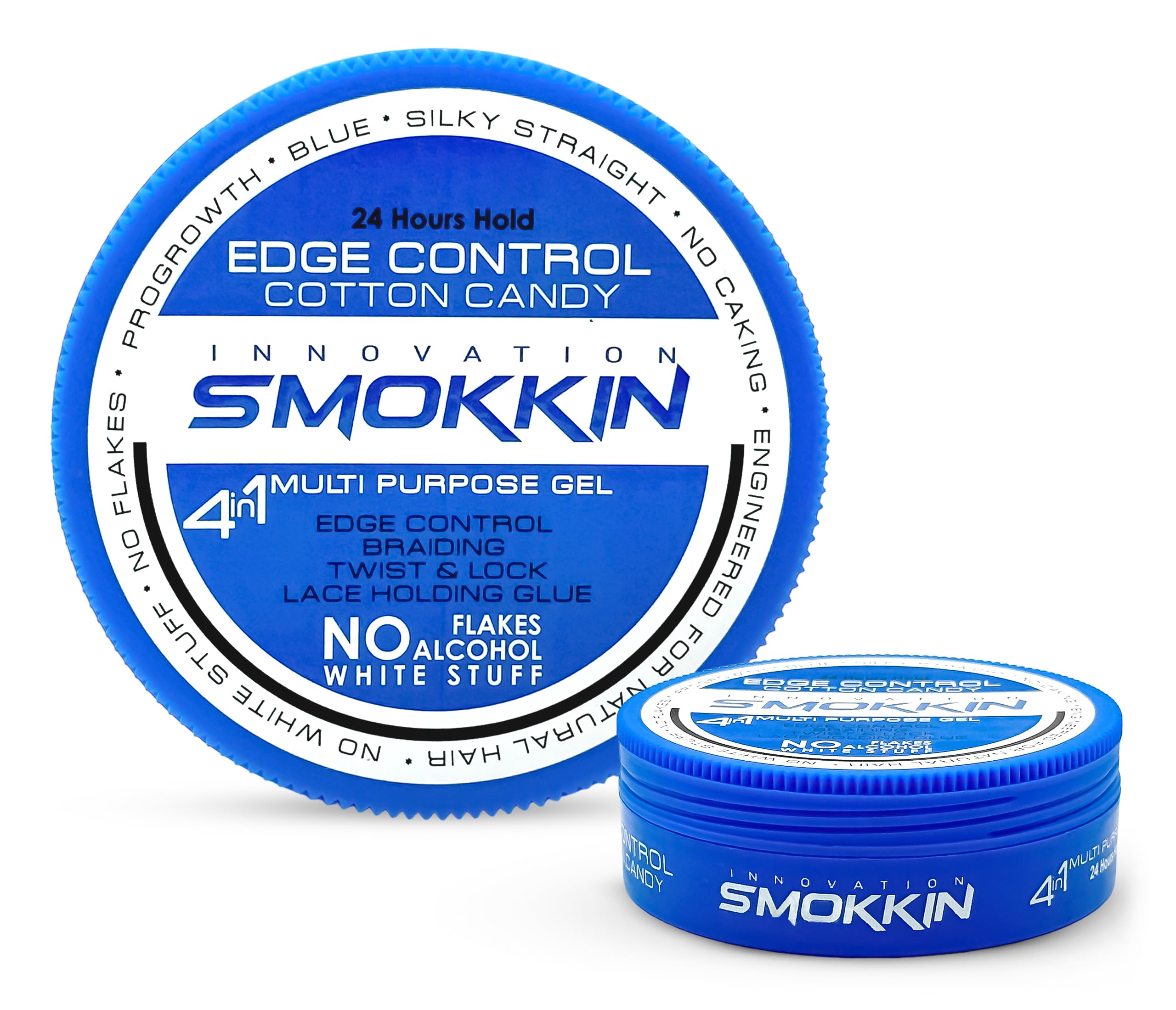 INNOVATION SMOKKIN Strong Hold Hair Wax – Edge Control, Braids & Twists | Cotton Candy 5.09 fl oz