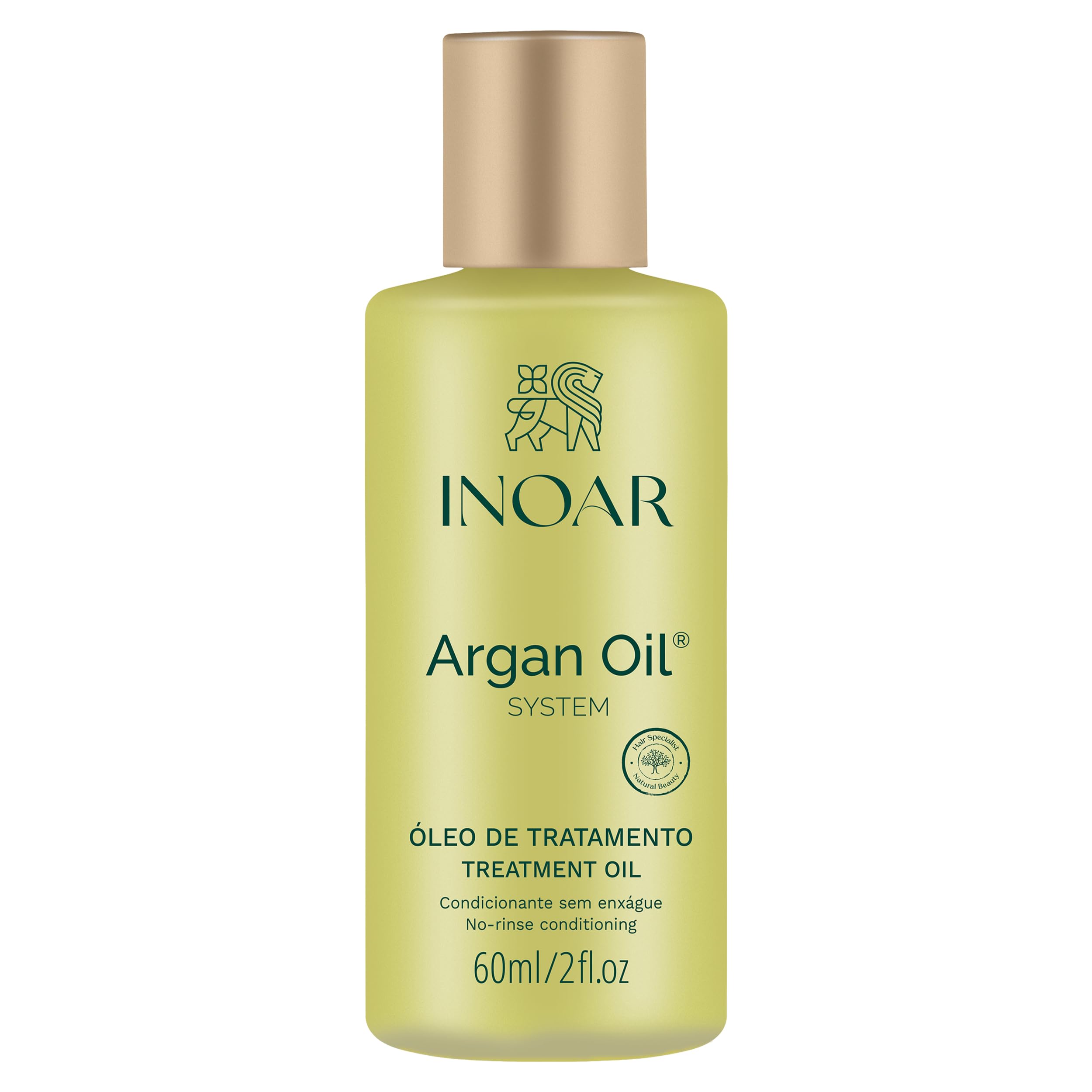 INOAR Argan Oil Hydrating Treatment – Smoothing & Thermal Protection (2 fl oz)