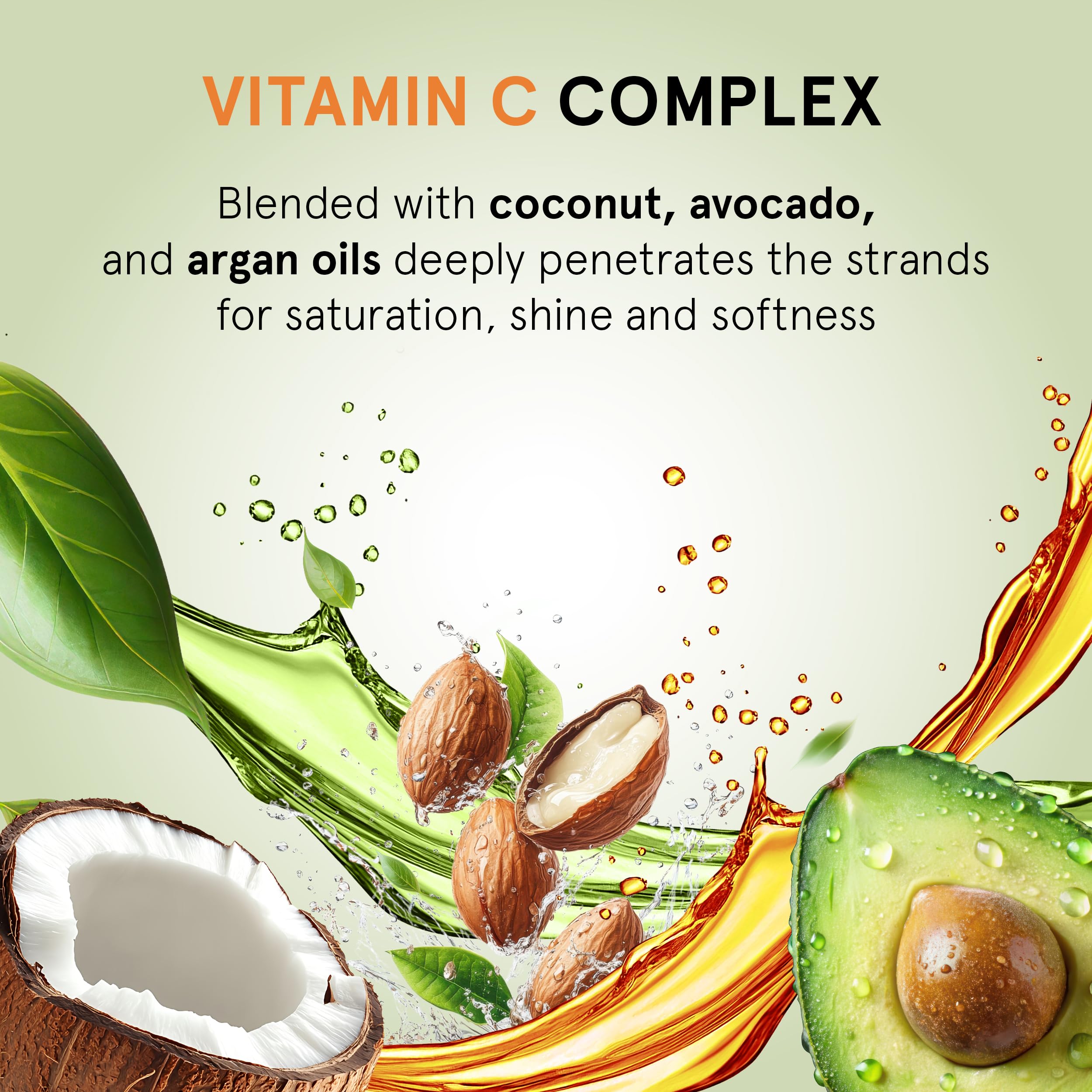 Inoar Blends Shampoo & Conditioner Kit – Vitamin C, Coconut, Avocado & Argan Oils | Deep Hydration & Shine | 16.9 oz Each