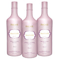 INOAR BotoHair Collagen Smoothing System with Keratin — Deep Cleansing Shampoo, Reconstructor Balm, 33.8 fl oz Each