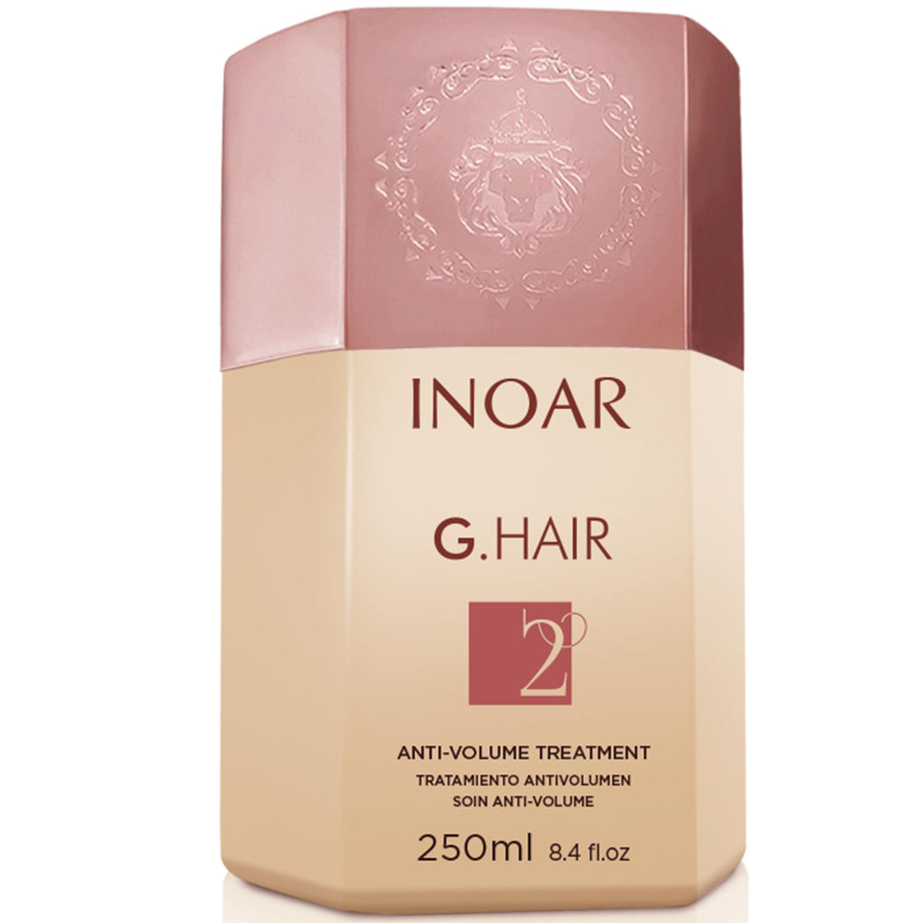 INOAR GHair Premium Keratin Step 2 — Intense Frizz Reduction & Hair Smoothing, 6.7 Fl Oz