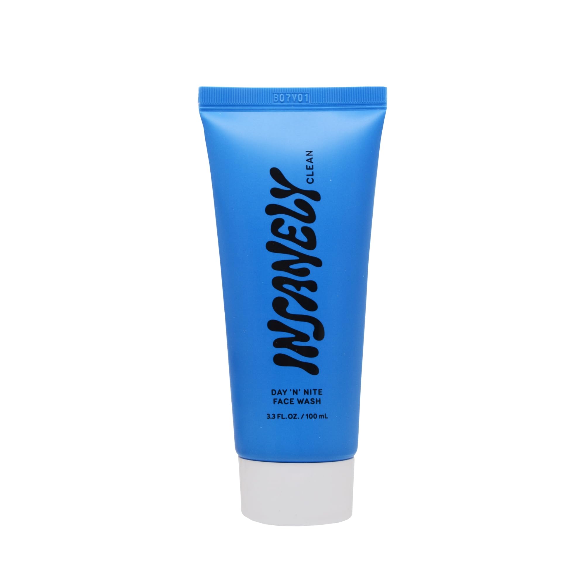 Insanely Clean Day N Nite Face Wash for Men – Hydrating Foaming Cleanser (3.3 oz) – Vegan & Dermatologist-Tested