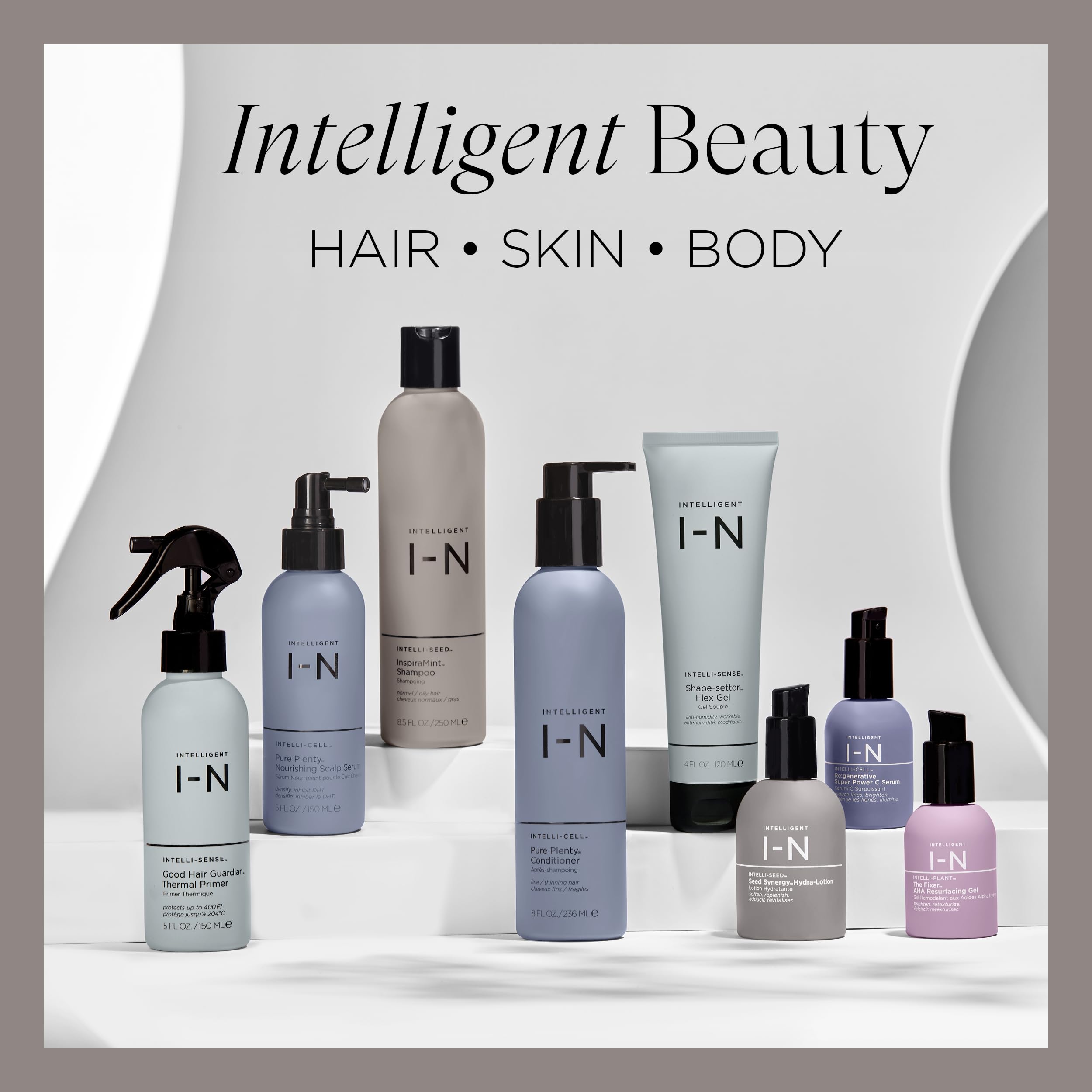 Intelligent Nutrients InspiraMint Shampoo – Invigorating Mint Daily Shampoo for Fine & Oily Hair | Color-Safe, Vegan, 32 oz