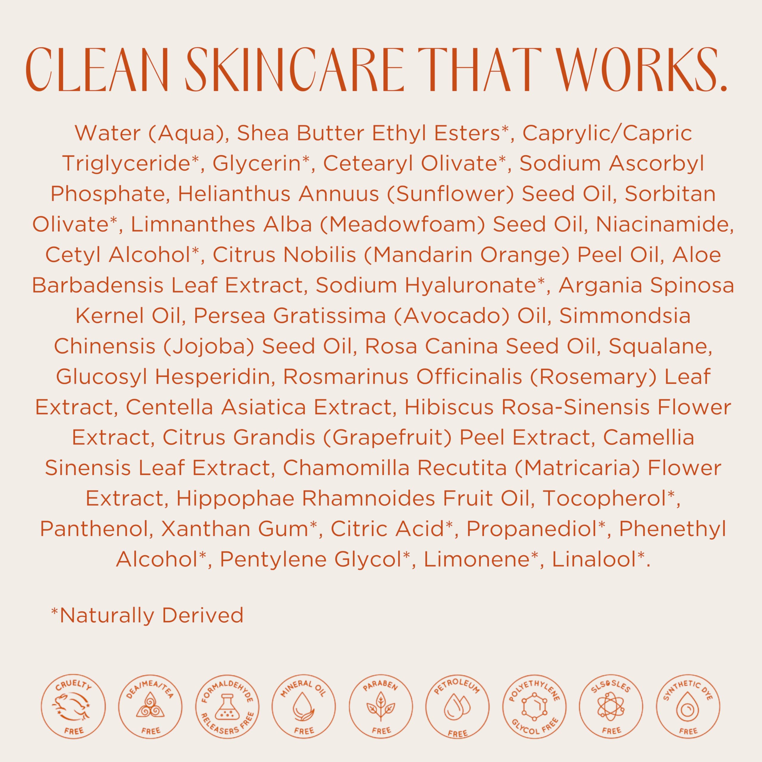 InstaNatural Vitamin C Moisturizer – Hydrating Face Cream to Reduce Fine Lines (3 x 3.4 oz)