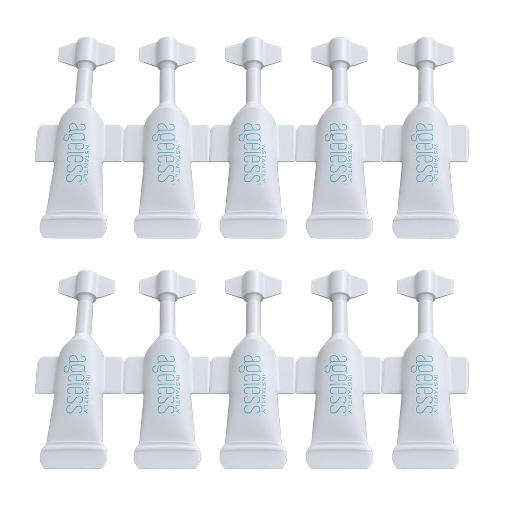 Instantly Ageless - Instant Face Lift Cream with Vitamin C | Eye Puffiness & Wrinkle Tightener (10 Vials)