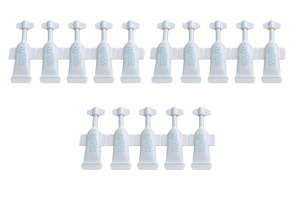 Instantly Ageless - Instant Face Lift Cream for Puffy Eyes, Dark Circles & Wrinkles (15 Vials)